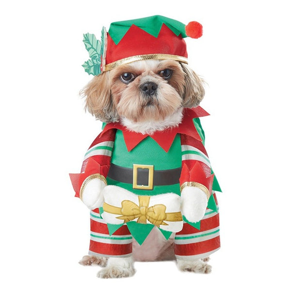 Pet Clothes Cotton Funny Standing Outfits Set Dog Clothes Dog Cosplay Costume For Christmas Party Festive Decoration Dog Clothes