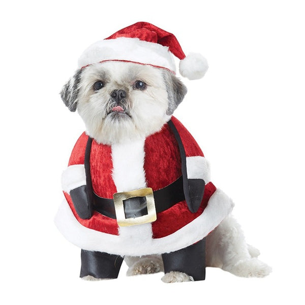 Pet Clothes Cotton Funny Standing Outfits Set Dog Clothes Dog Cosplay Costume For Christmas Party Festive Decoration Dog Clothes