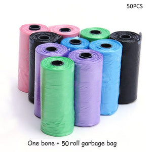 40 PCS Bone Shape Box 2000 Rolls Garbage Bag Dog Poop Bag Pet Outdoor Garbage Bags Carrier for Pet