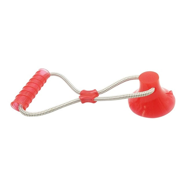 Pet Biting Toy Multifunction Pet Molar Bite Dogs Toys Rubber Chew Ball Cleaning Teeth Safe Elasticity Soft Puppy Suction Cup Dog