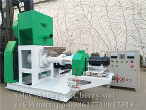 200kg/h animal pellet machine /pet feed /sink or floating fish feed extruder machine in nigeria/